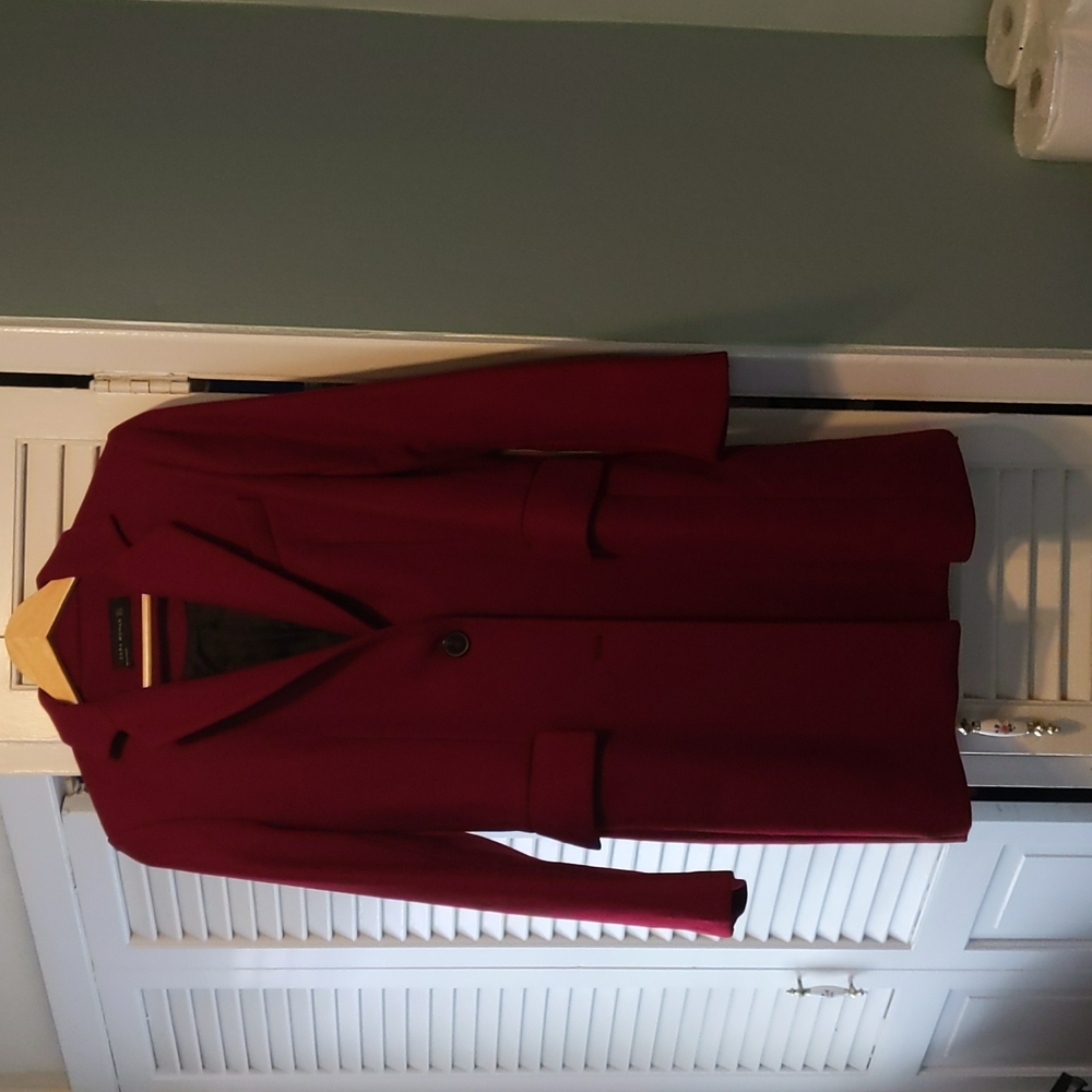 Zara red coat